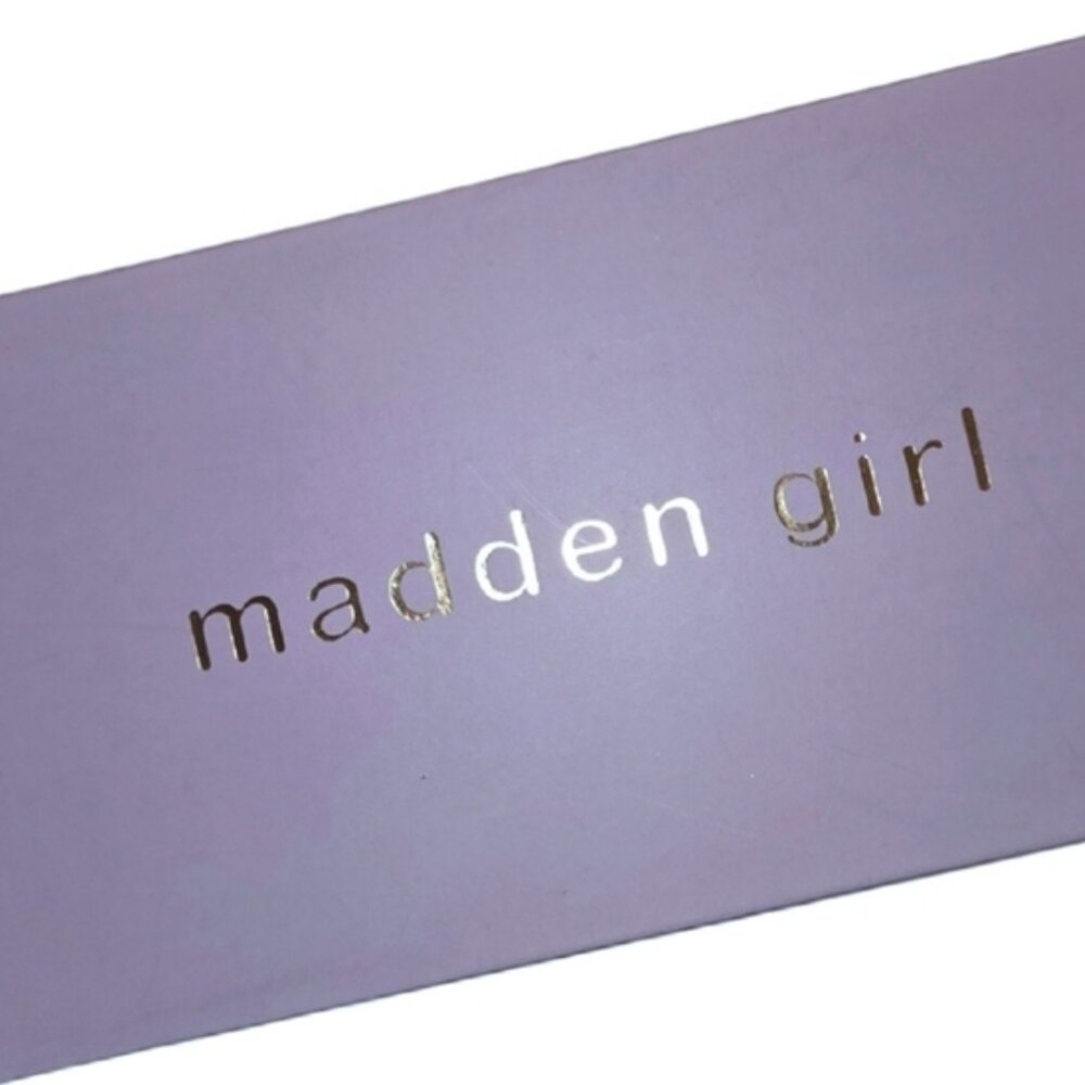 NWT Madden Girl Sabela Slip On Block Heel Tailored Flats/Loafers - Picture 4 of 9